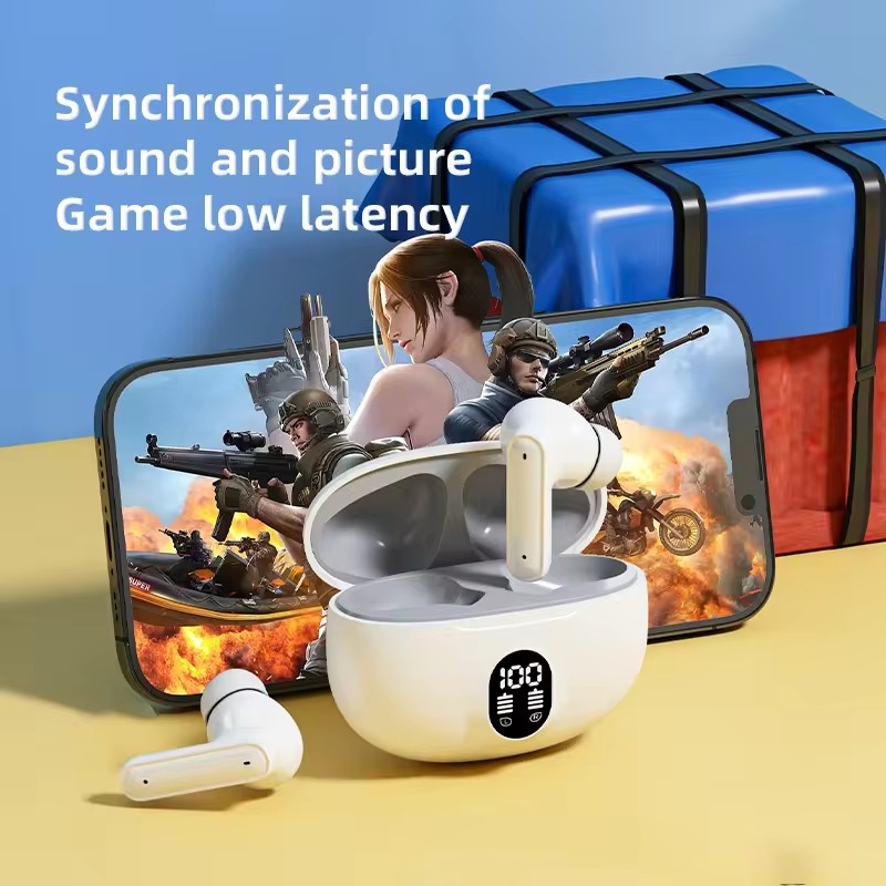 New Arrived Real S510 Mini Earphone BT5.3 in Ear Earbuds With Battery Display TWS Stereo Sport Headset Headphone detail