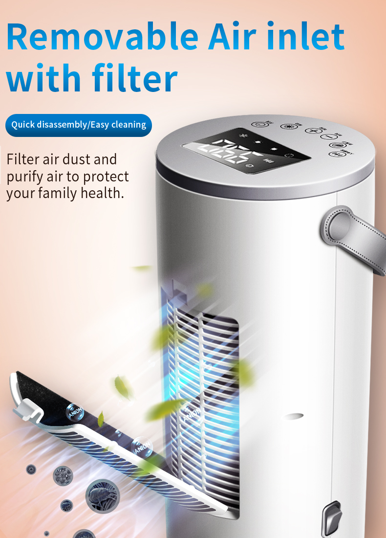 2000W Electric Portable Heater, Built-in Timer with Remote Control, Tip-Over & Overheat Protection for Home,Bedroom detail