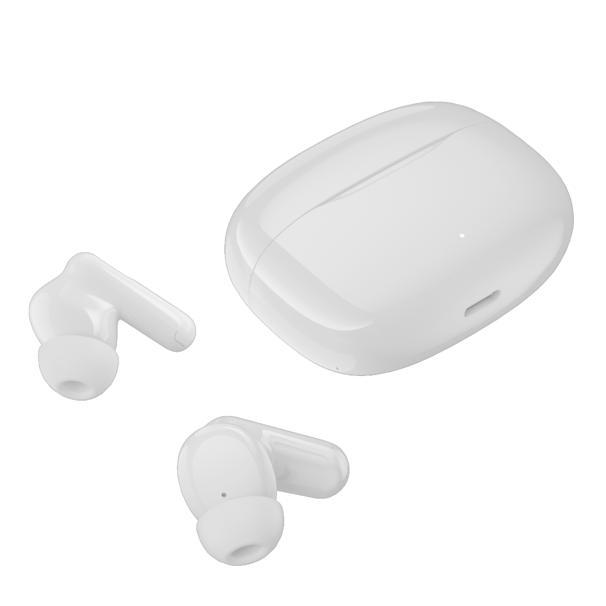 Wireless In-Ear Earbuds ENC Noise Cancelling LED Battery Display Waterproof Low Latency Stereo Sound Bass Headphones Sports product view