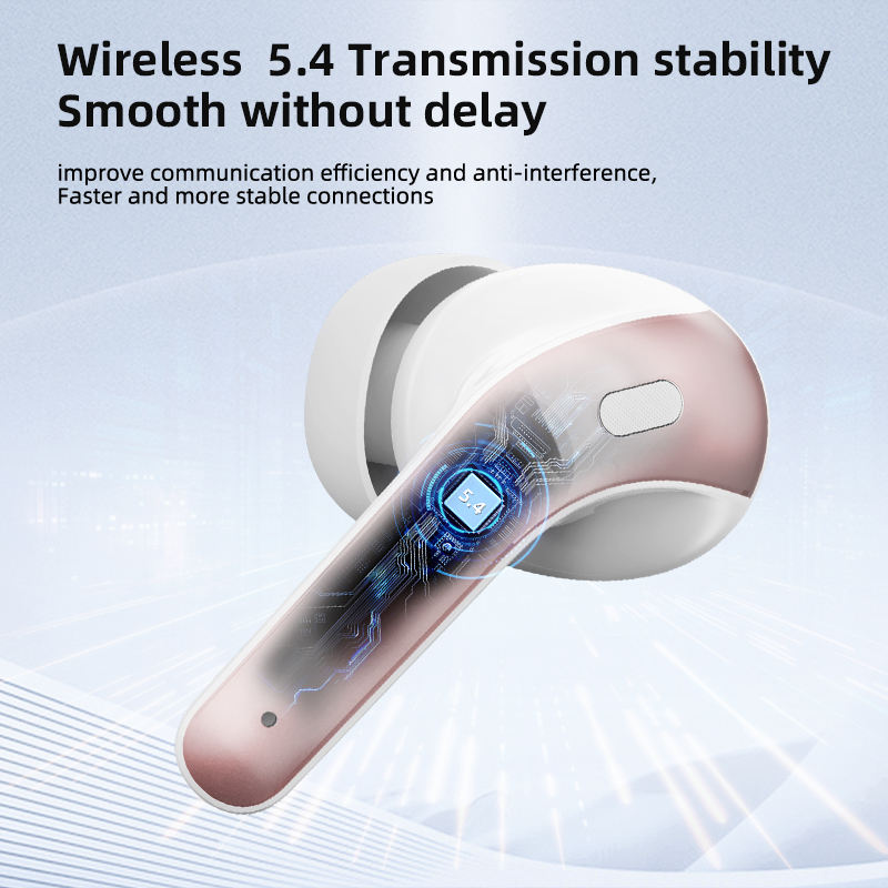 Wireless Earphones Bt Earphones Bt5.4 TWS Wireless Earbuds 13mm Drivers Balanced Sound AAC/SBC Support IPX5 Waterproof Earbuds product view