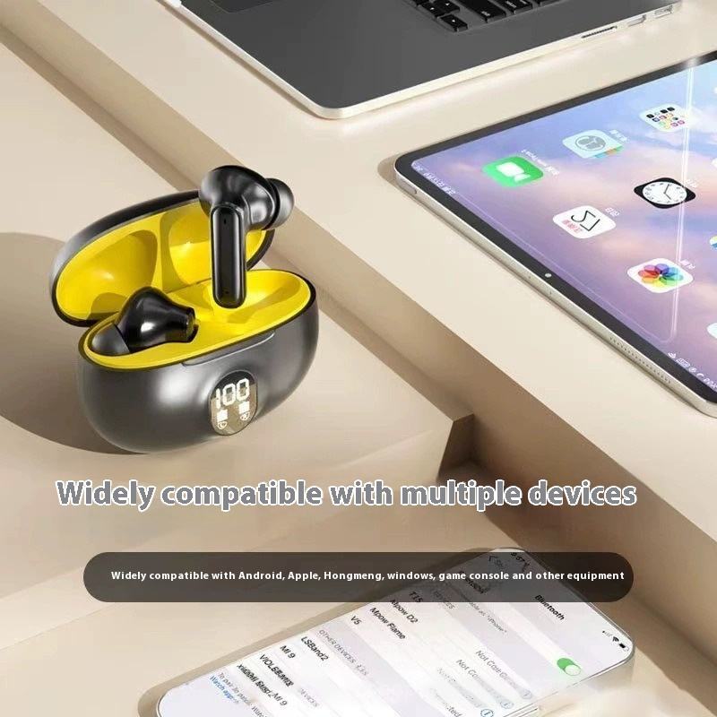 895B TWS Wireless In-Ear Earbuds Fashion PC Gaming Headset IPX-4 Waterproof Digital Display for 5.3 Low Latency Hi-Fi product view