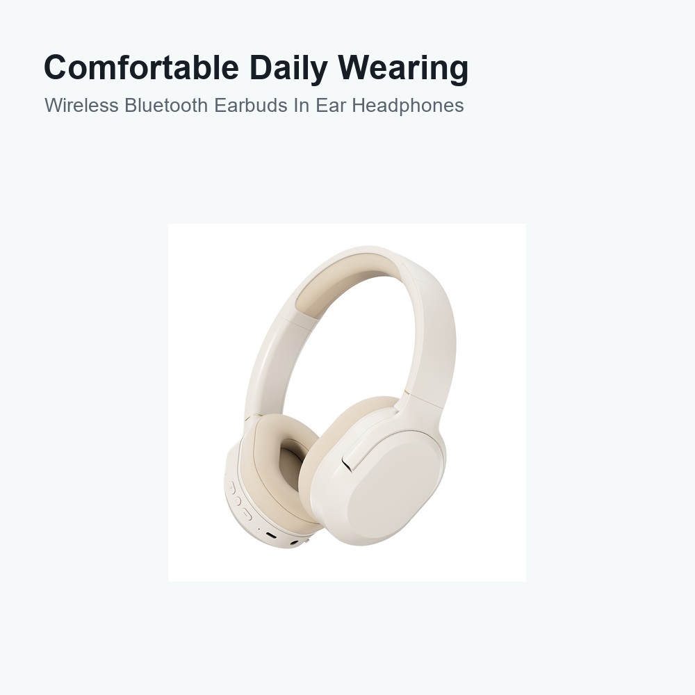 Wireless Bluetooth Earbuds Headphones Bluetooth V5 IPX-4 Type C product view