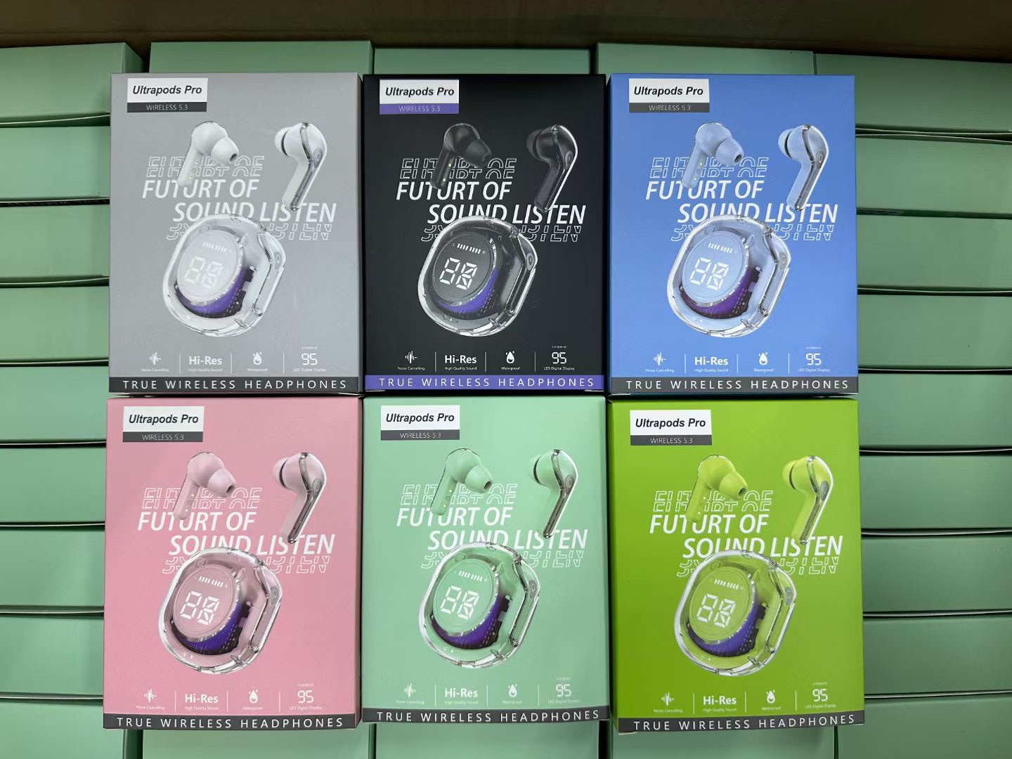 High Quality Transparent Crystal  Air39 Tws Ear Buds Earphones Auriculares Audifonos Wireless Headphone air 39 Earbuds Pods detail