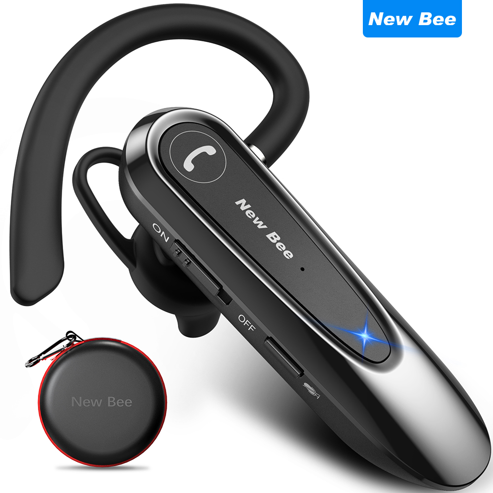New Arrival New Bee QCC 3020 Chipset Business Headphone Single Ear Wireless  Earphone Headset LC-B45 detail
