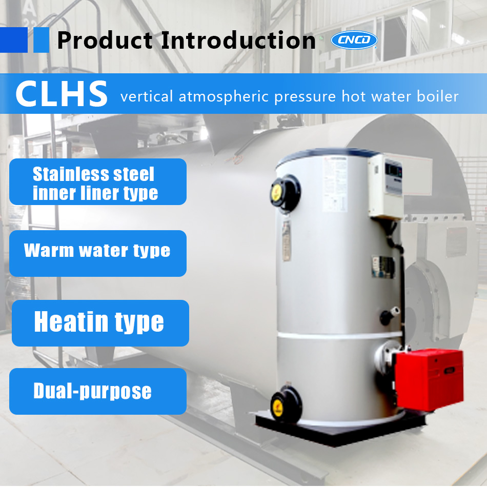 Compact Vertical Hot Water Boiler for Greenhouse Heating - High Efficiency Central Heating System with Precision Temp Control detail
