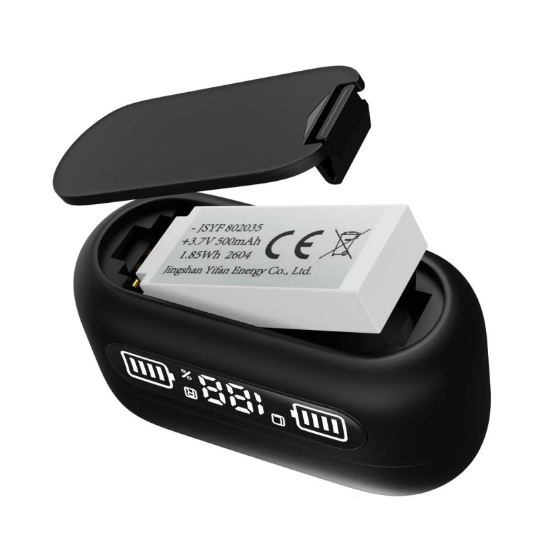 Detachable Battery Tws Earbuds Bluetooth 6.0 Wireless Heardset HiFi Earphones with Mic & Charging Case 13mm Dynamic Driver product view