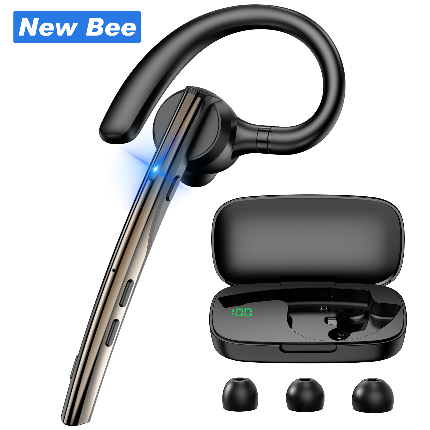 Custom OEM  Headsets Dual Devices Connection Qualcomm Wireless Earphones with Dual Mic Noise Cancelling detail