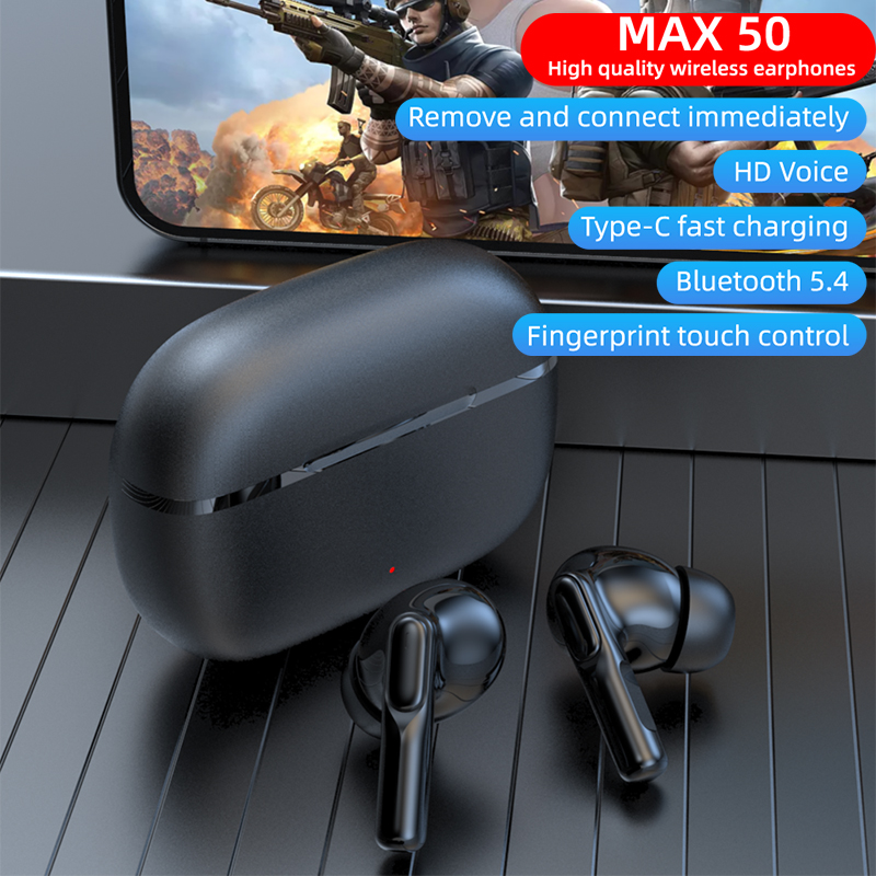 In-Ear Wireless Earbuds Noise Reduction Stereo Sound Touch Control Type-C Charging Bass Headphones for Gaming Sports product view