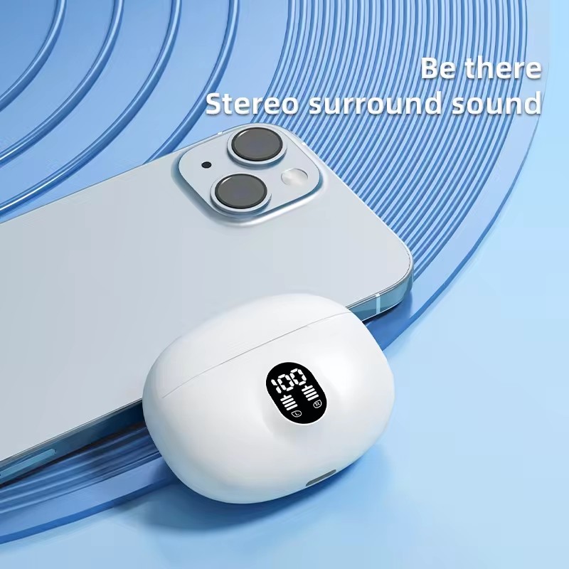 New Arrived Real S510 Mini Earphone BT5.3 in Ear Earbuds With Battery Display TWS Stereo Sport Headset Headphone detail