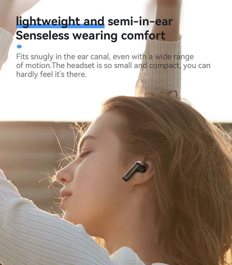 Yesido TWS25 BT5.3 TWS  With HD Microphone Without Delay Semi-In-Ear Headset Wireless Earphone Wireless Headphone detail