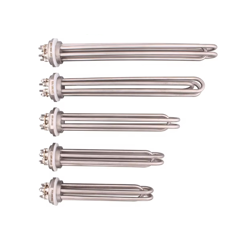 220v 3kw 6kw 9kw 12kw Stainless Steel Tubular Immersion Rod Electric Boiler Water Heater