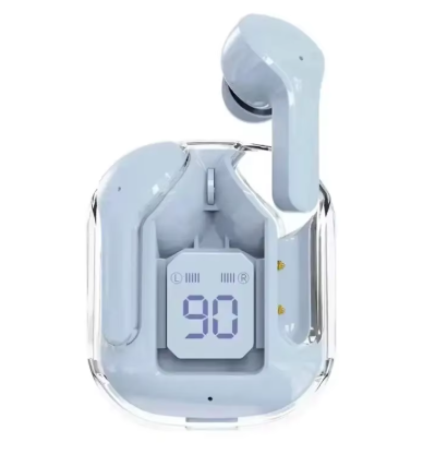 Hot Sale Air31 TWS Earbuds Transparent Crystal Wireless Earphone Pods In-Ear Headphone with LED Battery Indicator product view