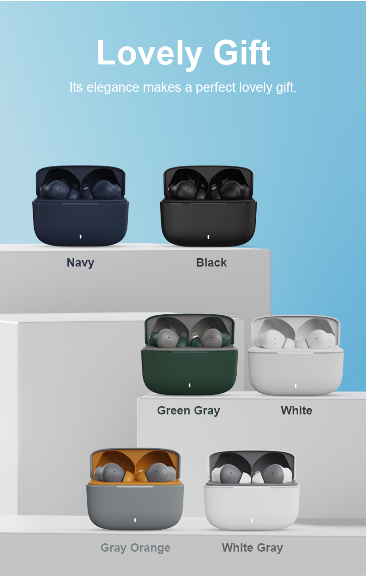 2024 New Wireless Earbuds Tws Headsets Gaming HIFI Bass Sports Game Headphone Earphone T8 detail