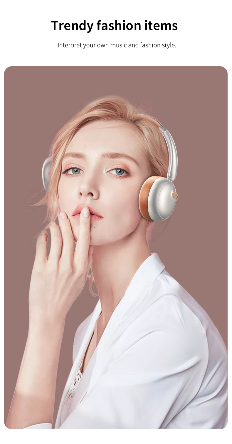 111g Ultra Light Q2 ANC Bluetooth 5.4 Wireless Headphones Active Noise Cancelling 35H Playtime Over Ear Headset HiFi Mic detail