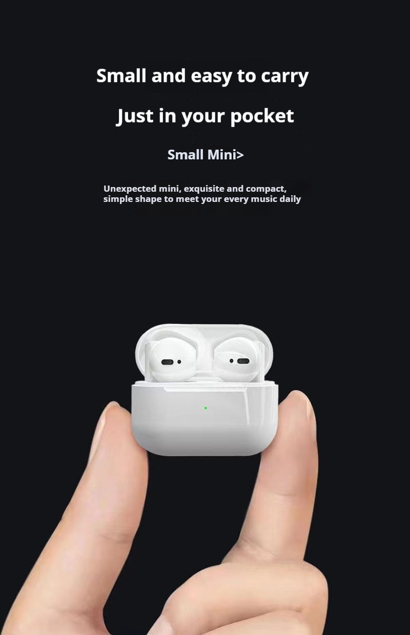 Compact Pro5s TWS Mini In-Ear Earphones High Quality Sound LED Battery ENC Noise Cancellation IPX2 Waterproof for Music Sports detail