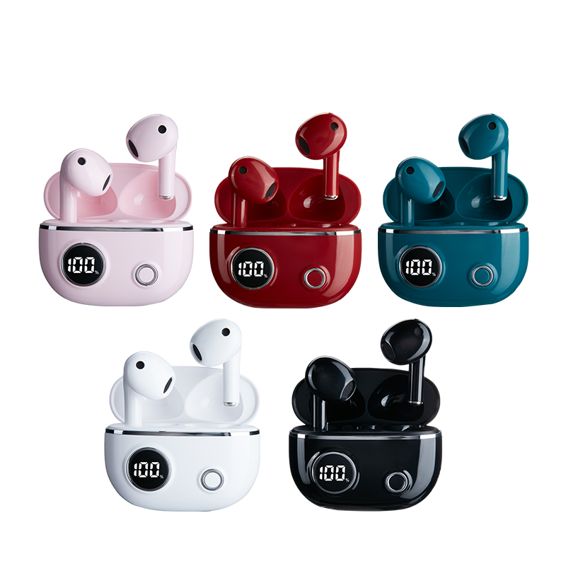 HBNKH Wireless Earphones High Quality Noise Reduction Earbuds Good Sound Quality Wireless Earphones with Battery Indicator product view