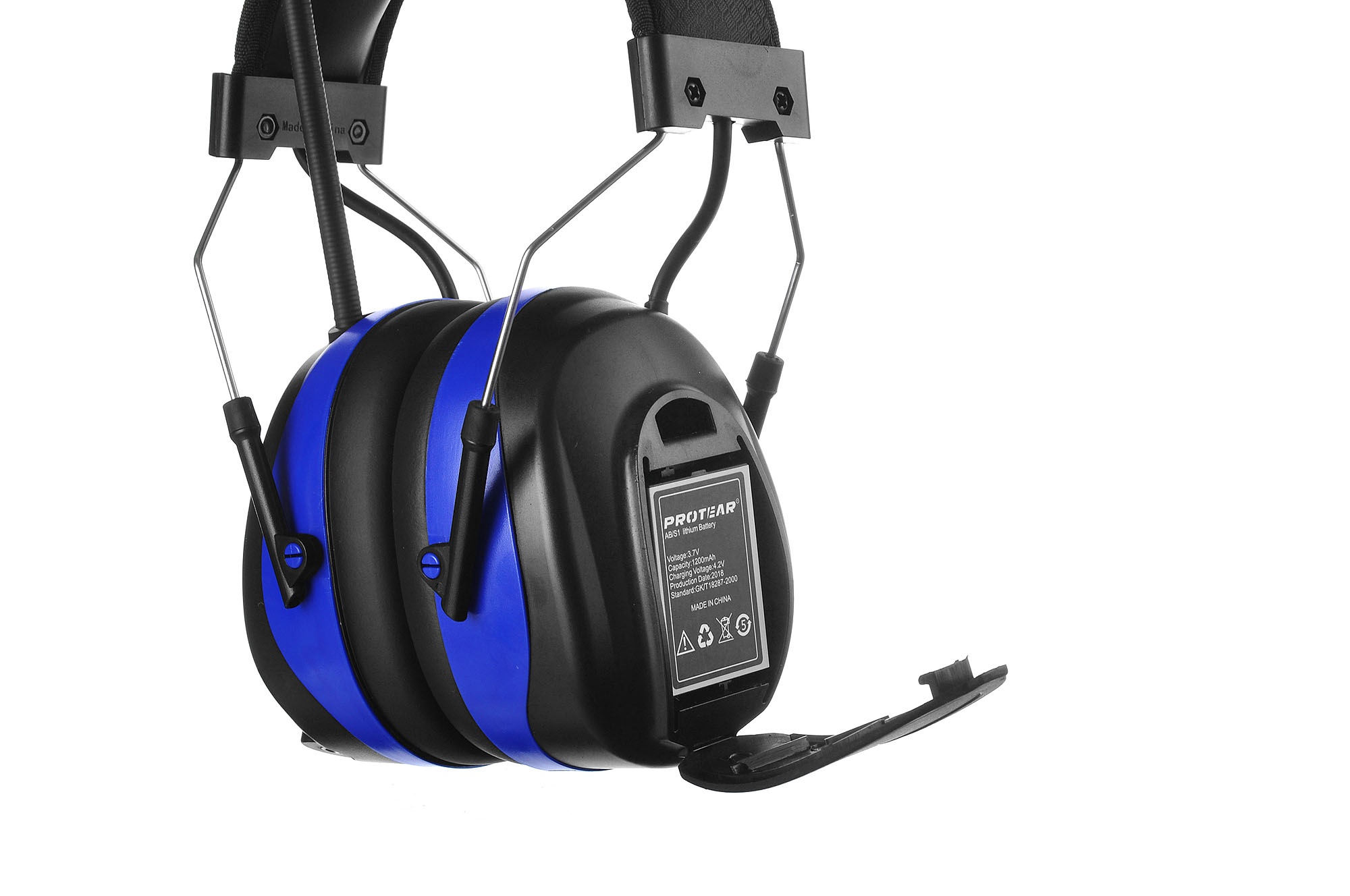 High Quality Hearing Protection Sound Proof Noise Reduction Foldable Safety Earmuff with BT product view