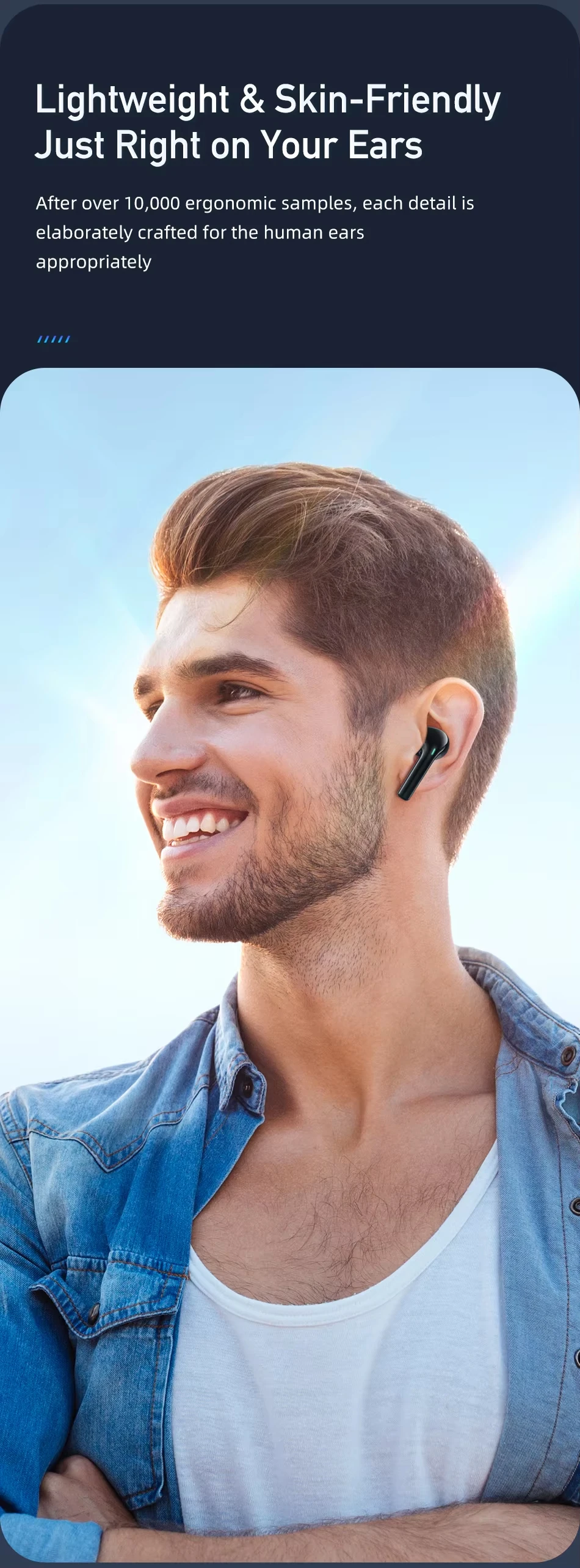 Awei T1 Pro Wholesale True Wireless Earphones V5.4 Pods Pro 2 In-Ear 3 Wireless Headphones LED Battery JL Customizable Earbuds detail