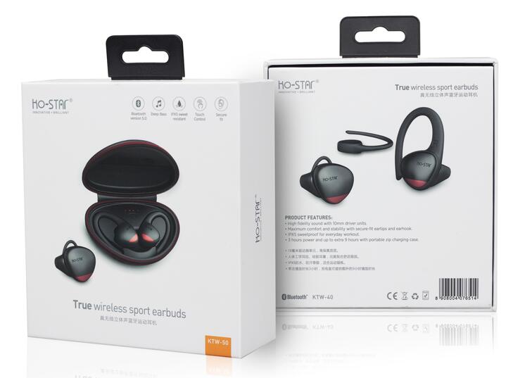 Manufacturer High Quality Wireless Earphone Stereo Earbuds Earphone Headset for Sports detail
