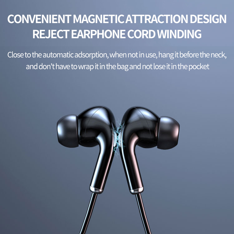 S960 Radio Wireless Earphone Neck Band Stereo Noise Reduction IPX-7 Waterproof Running Sports Earbuds with Microphone Neckband detail