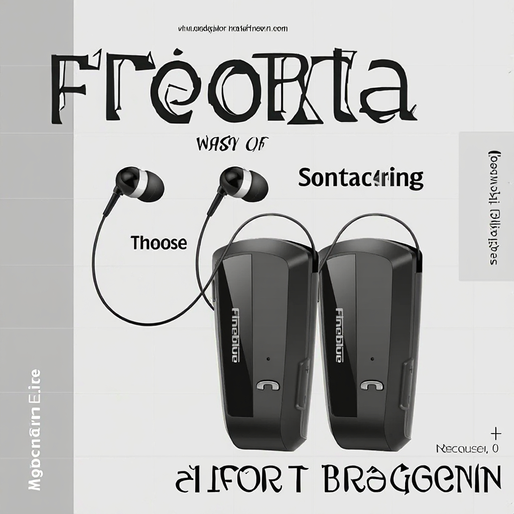 Fineblue F990 Pro for 5.3 Wireless Earphones IPX3 Waterproof LED Battery Private Mold In-Ear Handsfree Lavalier Design detail
