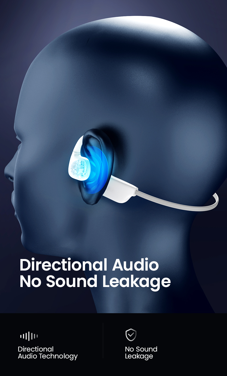ALOVA Best Deal Air Conduction Wireless Headset Ipx5 Sport Earphone Open Ear Headphones Bluetooth 5.2 detail