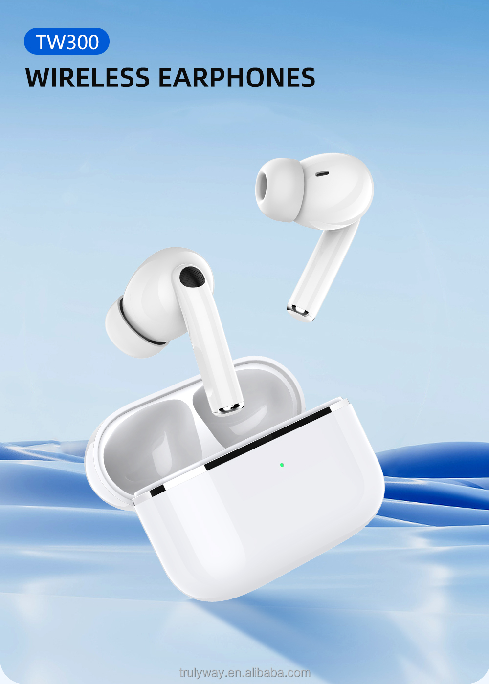 Newly Bluetooth True Wireless Earbuds Headphone Wireless Earphones in Ear Headphones Sports TWS Mini Earphone True Stereo Buds detail