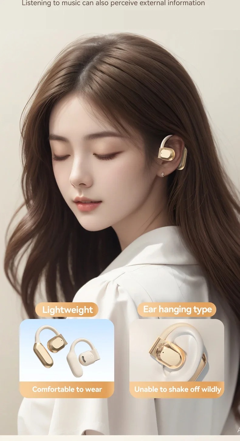 Hot Selling Ai Translator Earbuds 144 Languages Ear Hook Open air Conduction Tws BT Wireless Smart Translate Earphone detail