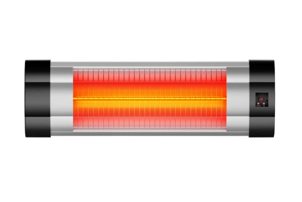 Overheat Protection Outdoor Infrared Electric Heater Wall-Mounted Freestanding for Patio Heater Garden and Bathroom Used product view