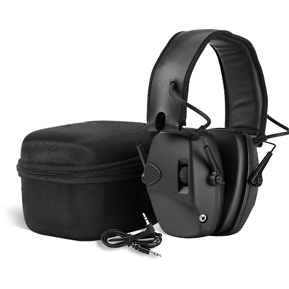 ZH Noise Cancelling Wireless Earmuff Headphones Amplification 27dB Noise Reduction 350 Hours Battery Life CE Certified for product view