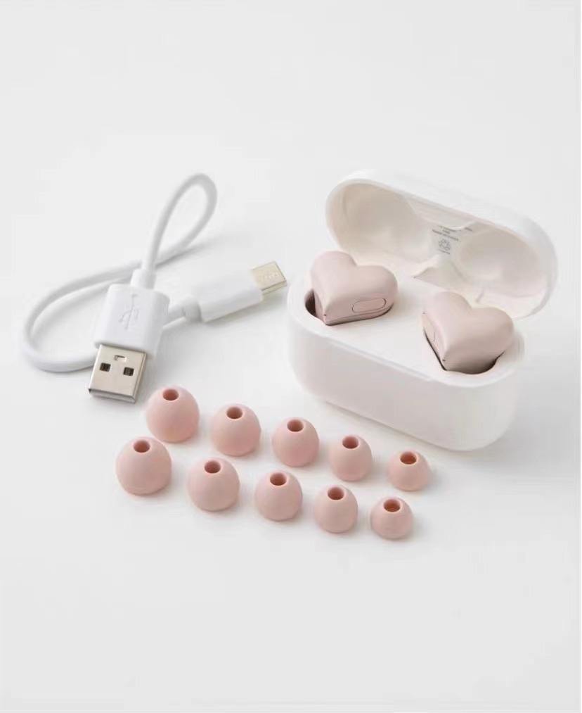 Wireless Headphones Headset Heart Woman In-ear Earbuds Girl Gifts Auriculares Bluetooth Earbuds Fast Charging Earbuds product view
