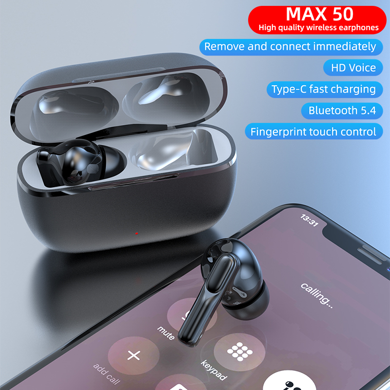 In-Ear Wireless Earbuds Noise Reduction Stereo Sound Touch Control Type-C Charging Bass Headphones for Gaming Sports product view