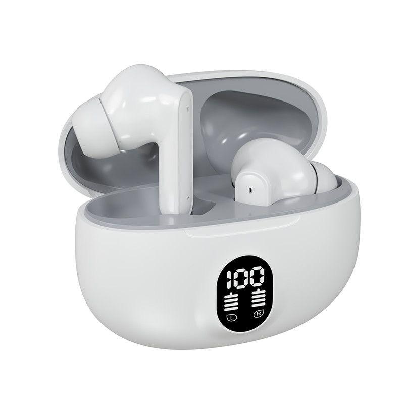 895B TWS Wireless In-Ear Earbuds Fashion PC Gaming Headset IPX-4 Waterproof Digital Display for 5.3 Low Latency Hi-Fi
