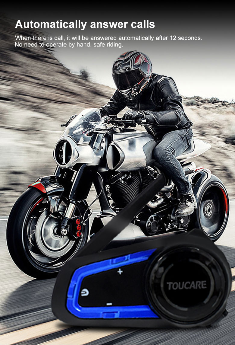 High Capacity Battery Bluetooth Helmet Communication Headset for Motorcycle Travel Riding detail