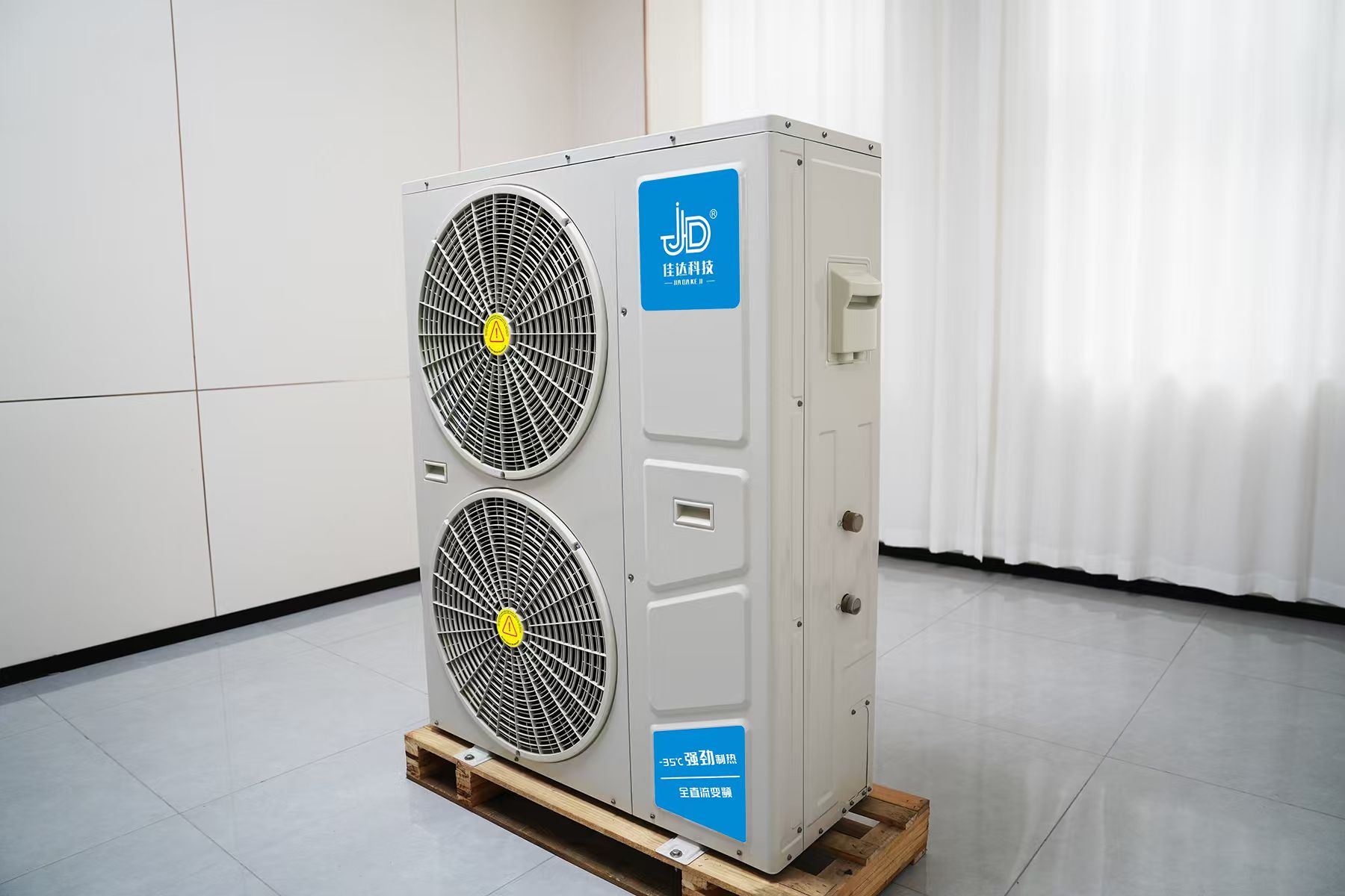 Split-Type Air Source Heat Pump Solar Water Heater with Metal Housing and R32 Refrigerant for Home Bathroom Use product view