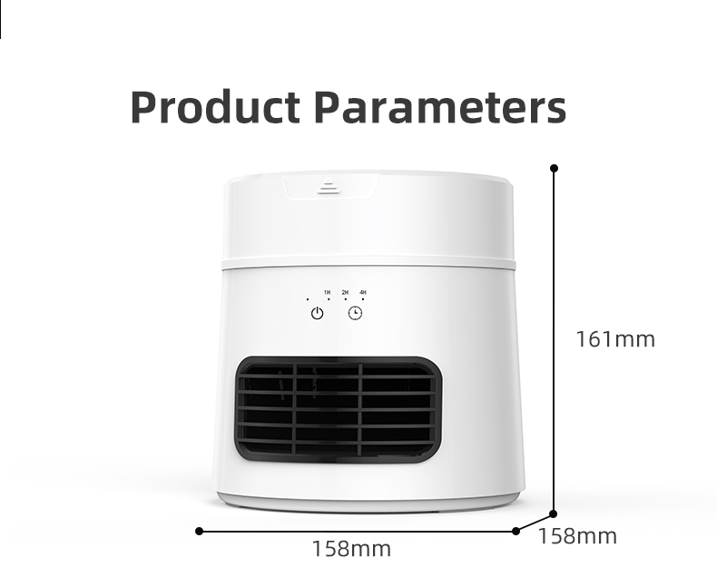 Smart Portable PTC Office Mini Heater Home Desktop Fast Heat Saving Power Small Heater 2 in 1 Fan Cooler and Heater detail