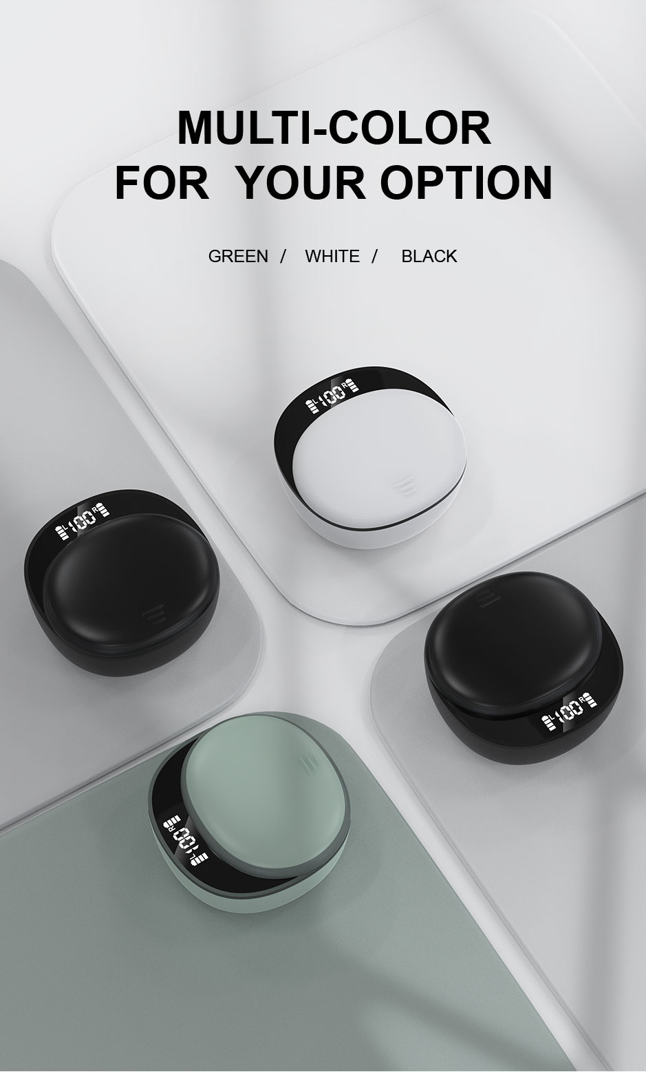 Hot-Selling Lightweight Wireless Earphones: Fashionable & Durable for Daily Use detail