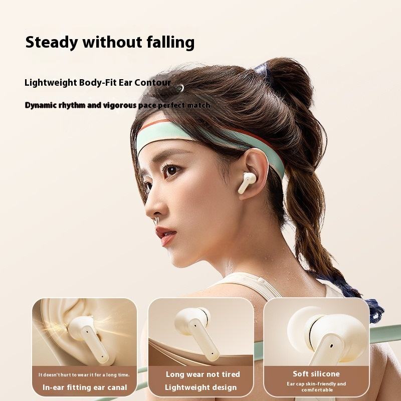 895B TWS Wireless In-Ear Earbuds Fashion PC Gaming Headset IPX-4 Waterproof Digital Display for 5.3 Low Latency Hi-Fi detail