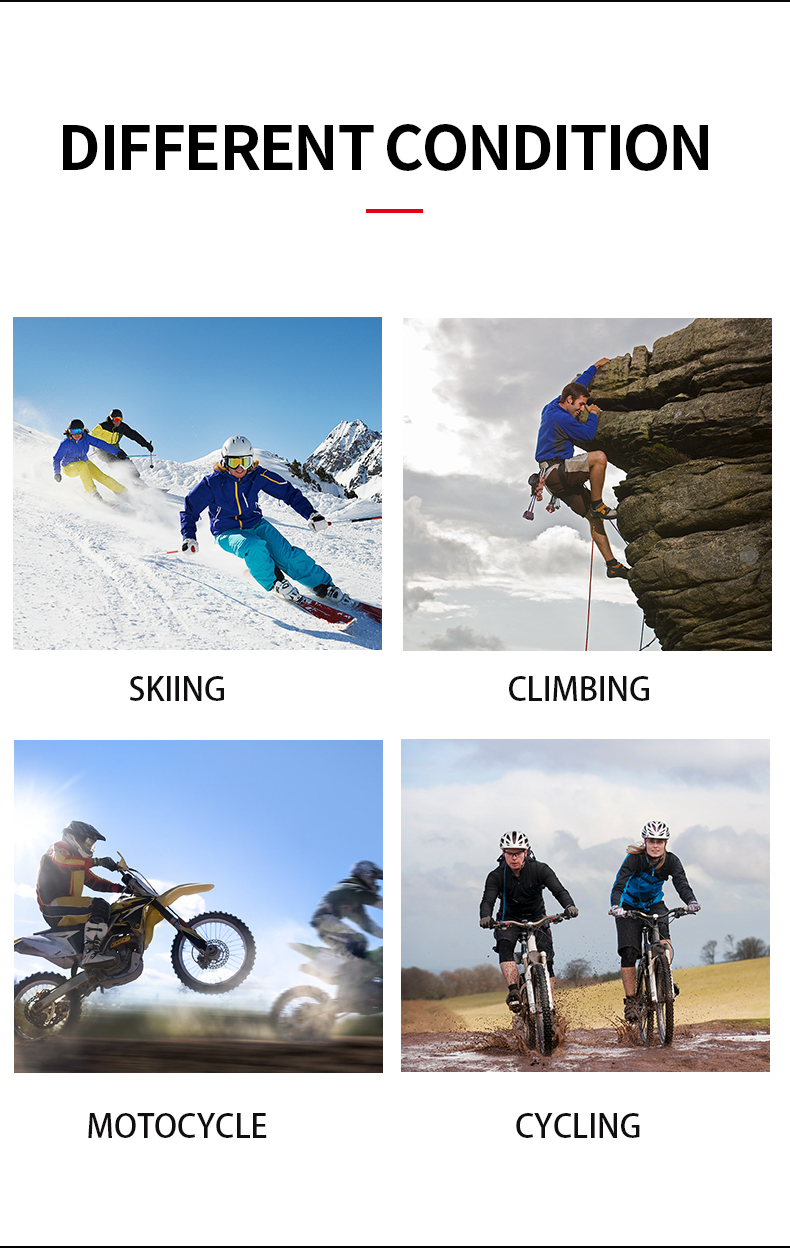 T10S Pro Voice Wake up Helmet Bluetooth Earphones Waterproof Noise Reduction Ultra Long Endurance Mesh Multi Person Intercom detail