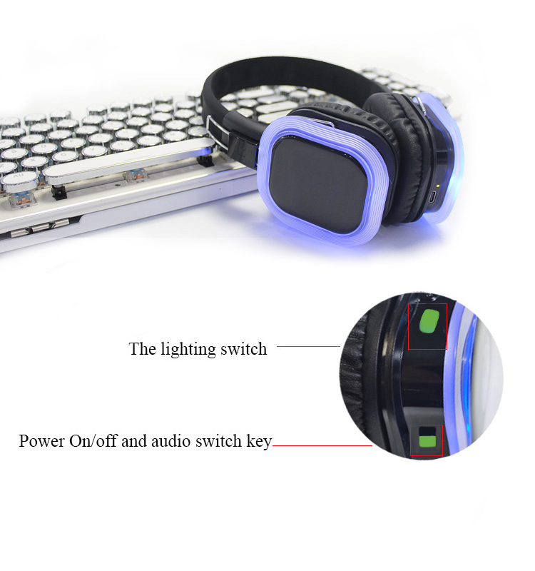 Cheap Wireless Headset Hot Selling Earphones Headphones Headsets Listening Wireless Headphone With Mic detail
