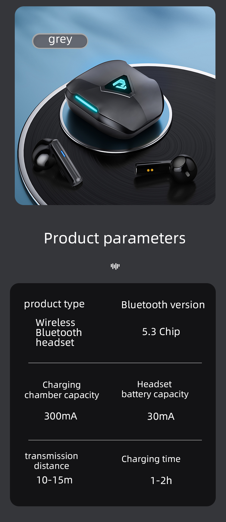 Tws Wireless Earphones Headphone Wireless Charging Good Price Original Factory Wholesale Hot Sale detail