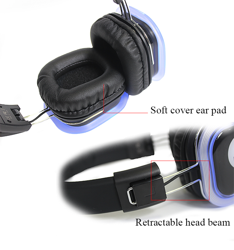 Cheap Wireless Headset Hot Selling Earphones Headphones Headsets Listening Wireless Headphone With Mic detail