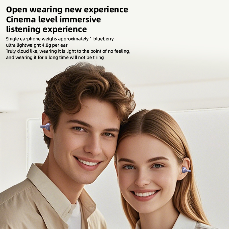 Yumondear W19 Wireless Ear Hook Earphone HIFI Stereo Sports Earbud LED Display Waterproof  Chip for Outdoor Running/Gym product view