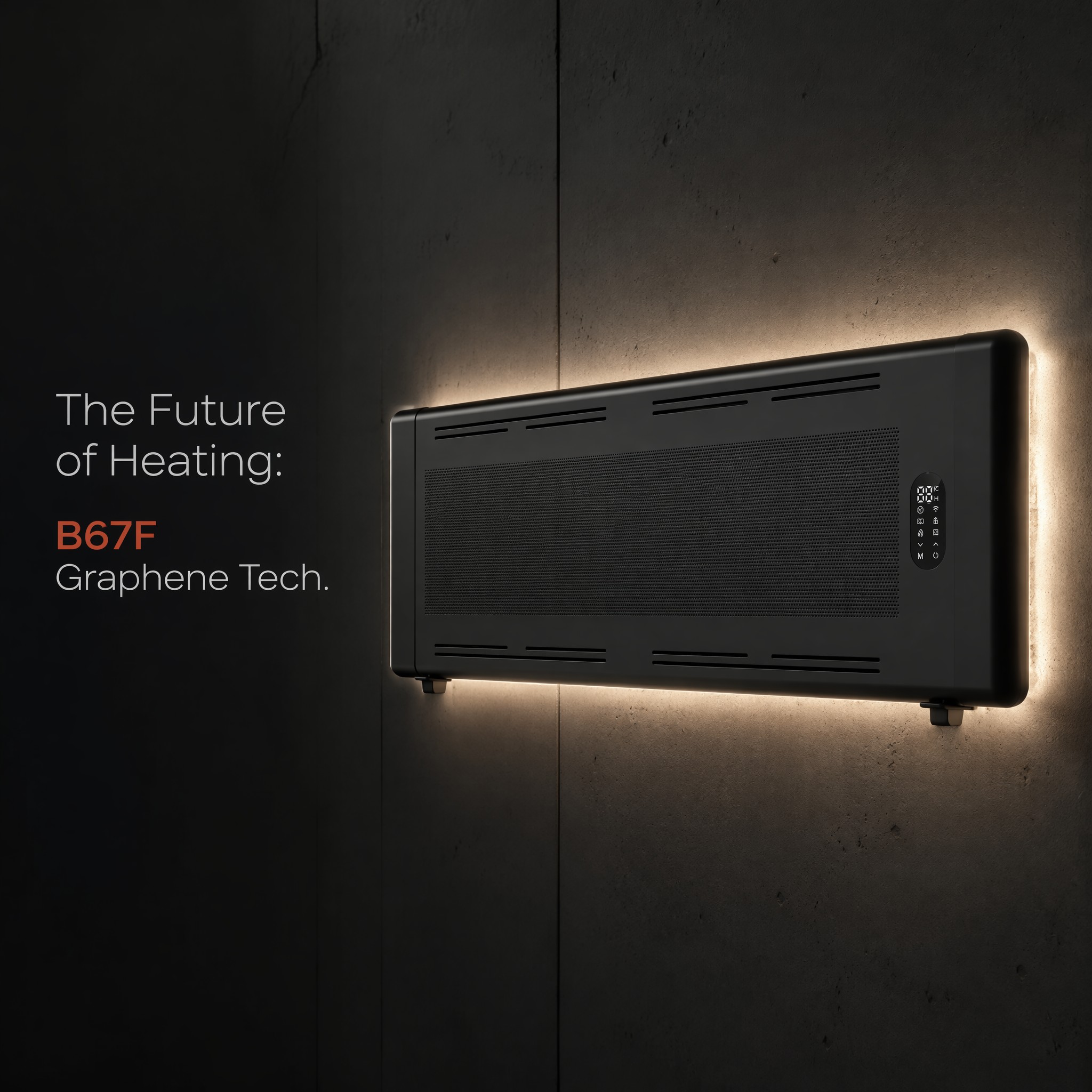Wholesale Custom Aluminum Electric Heater Remote Controlled Smart WiFi App Control Freestanding Carbon Crystal Heating Tip-Over product view