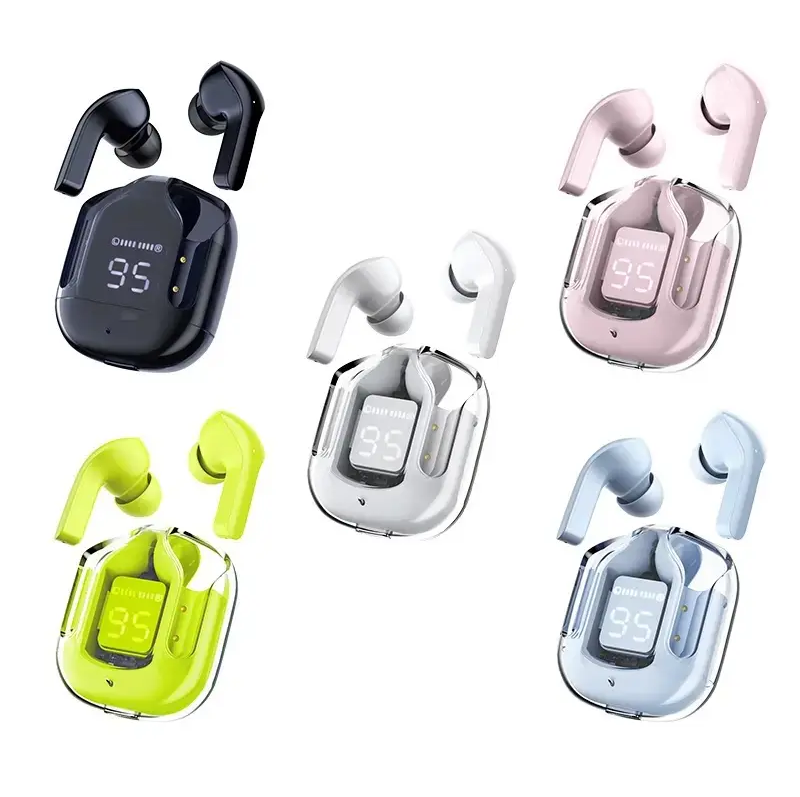 Transparent Air31 Tws Earbuds Headset Crystal Airbuds  Wireless Earphone Headphone Pods Auriculares Audifonos air 31 Earbuds detail