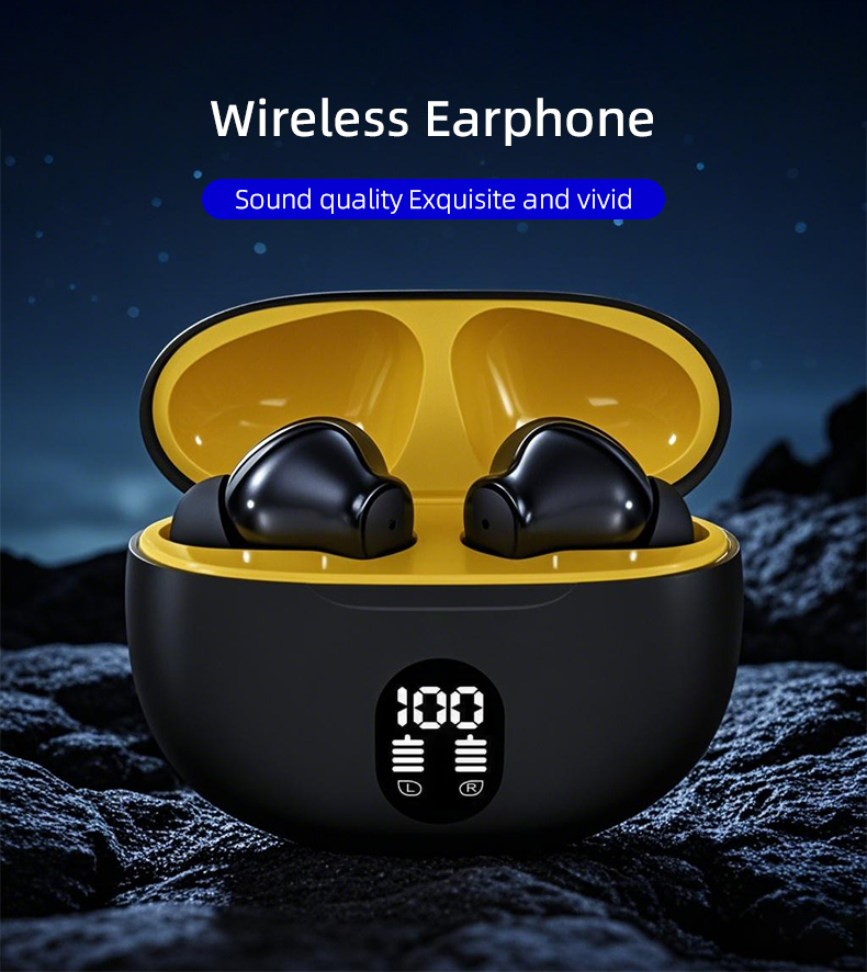Wireless in Ear Buds Auriculares Handsfree Business Earphone Earbuds Headphones Sports Earphones Noise Cancelling TWS Earbuds detail