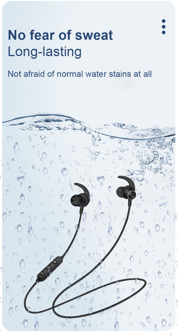 Neckband Mini Wireless Earbuds Magnetic Connection Earphone Wireless Sports Headphones detail