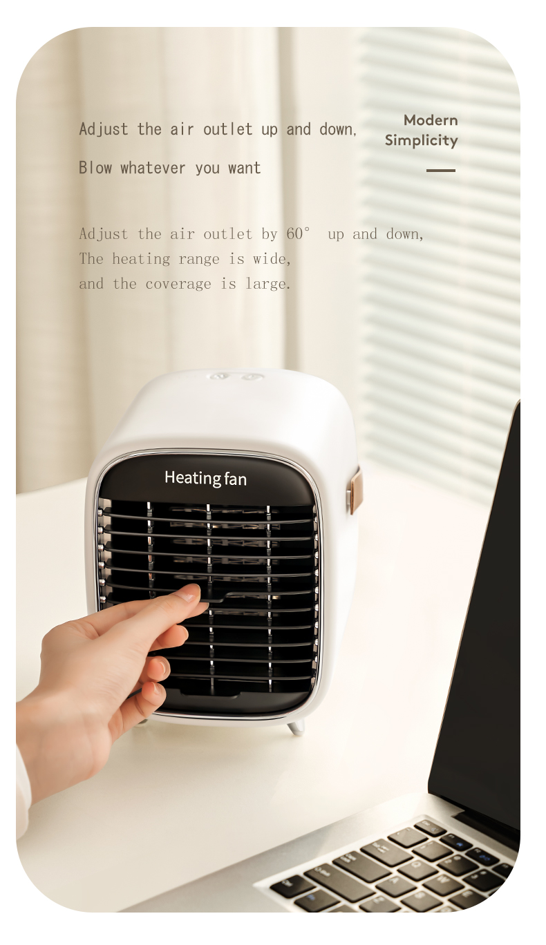 Portable Room Mini Hot air Electric Ptc Fan Heater product view