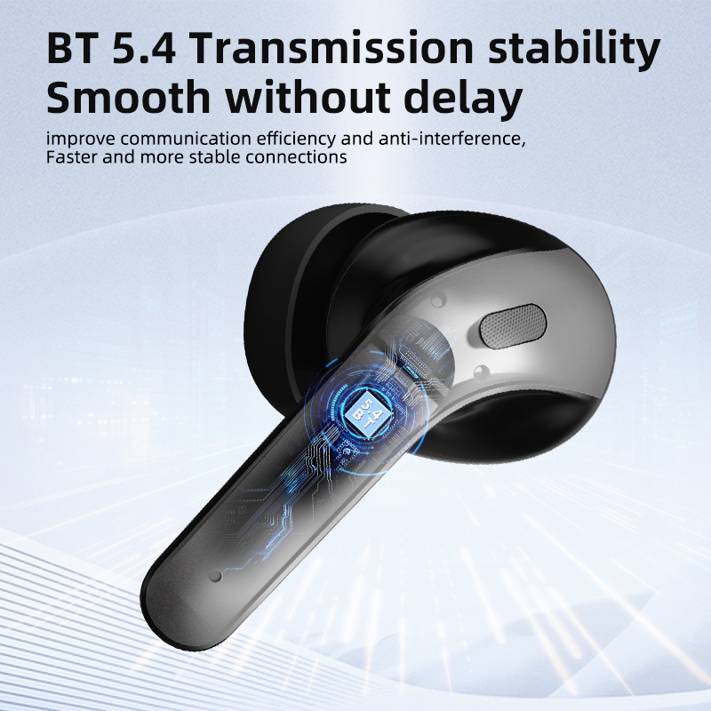 Custom Brand Portable TWS Earbuds Mini OEM X15 Wireless In-Ear Earphones Touch Control Fast Wireless Charging Digital Display JL product view