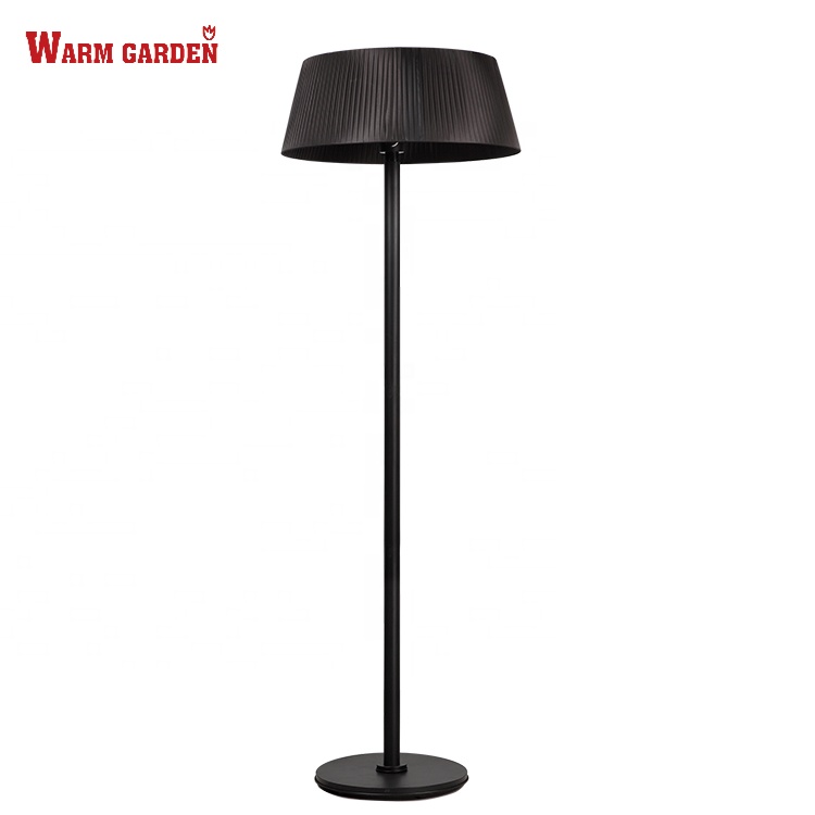 Hot Sale Safety 2000W Outdoor Electric Heater with Fabric Lamp Shade IPX4 Waterproof Remote Control product view